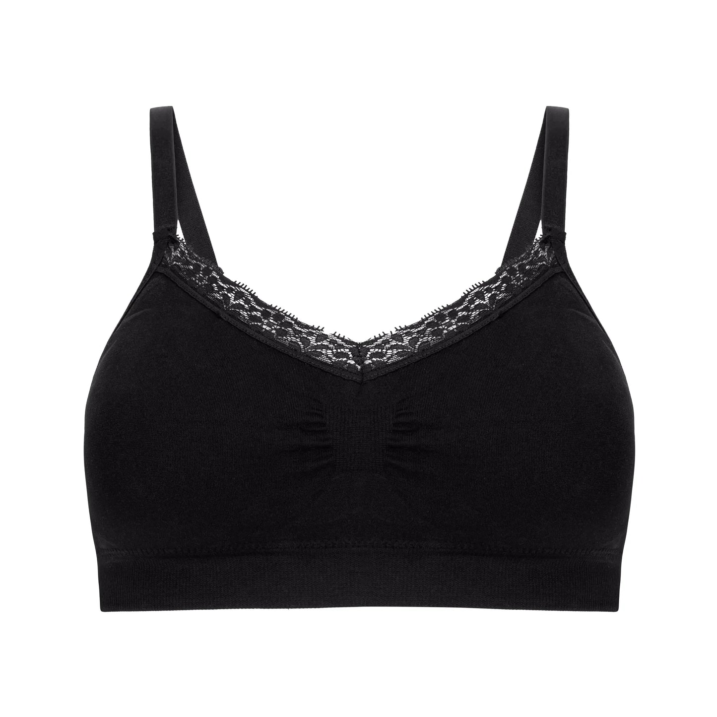 V-neck Lace Trim Joy Bra