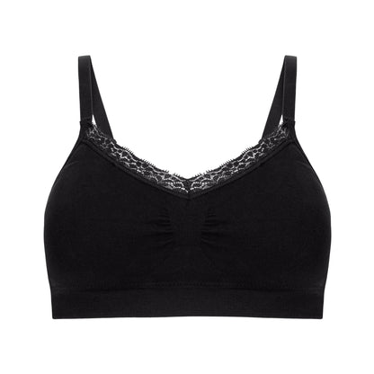 V-neck Lace Trim Joy Bra
