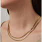 Double Amalfi Chain Necklace