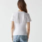 Victoria Shirred Tee