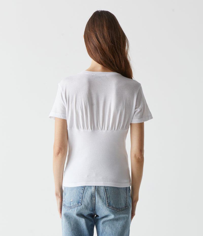 Victoria Shirred Tee