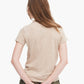 Slub Jersey Schoolboy Crew-Dune