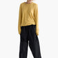 Slub Jersey Long Sleeve Crop Tee