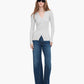 Cotton Cashmere Ribbed Cardigan