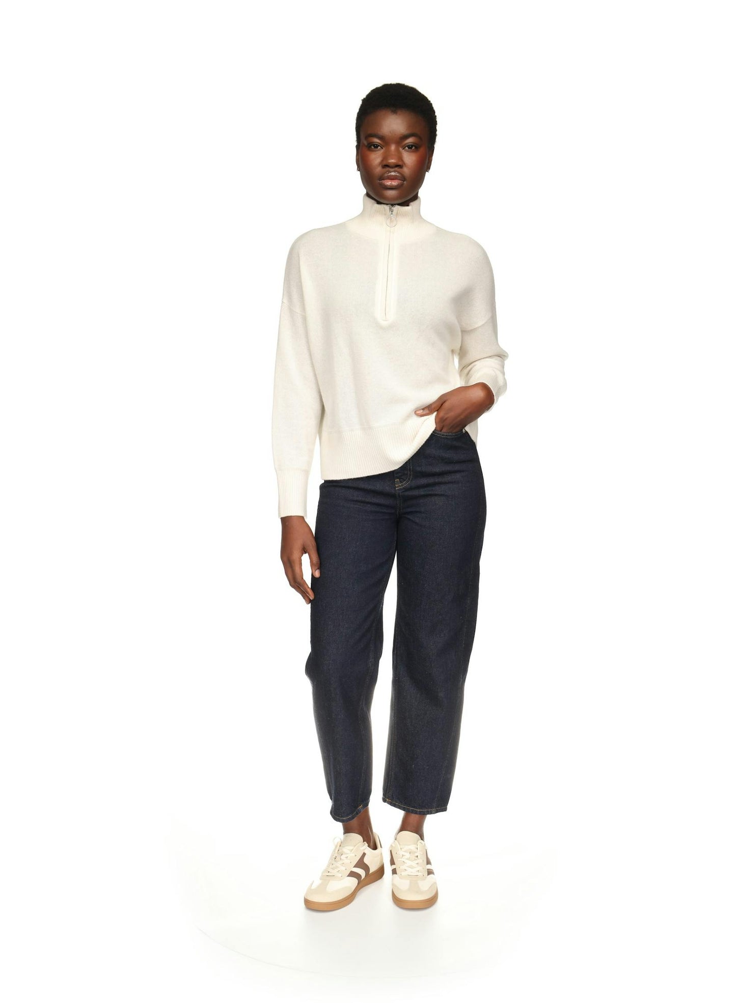 Bryanna Trim Half Zip