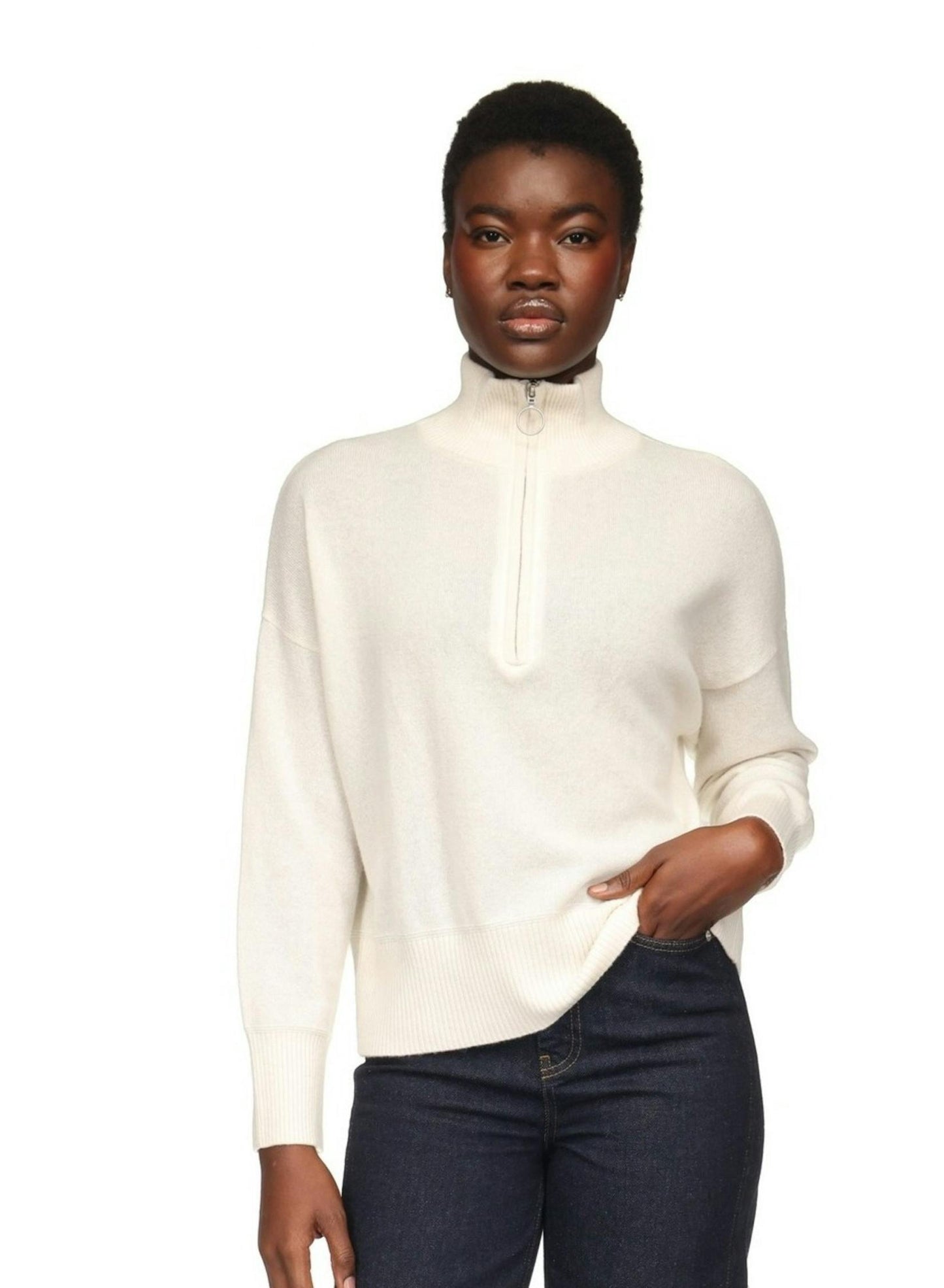 Bryanna Trim Half Zip
