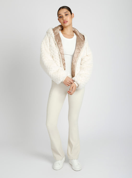 Fawn Reversible Faux Fur