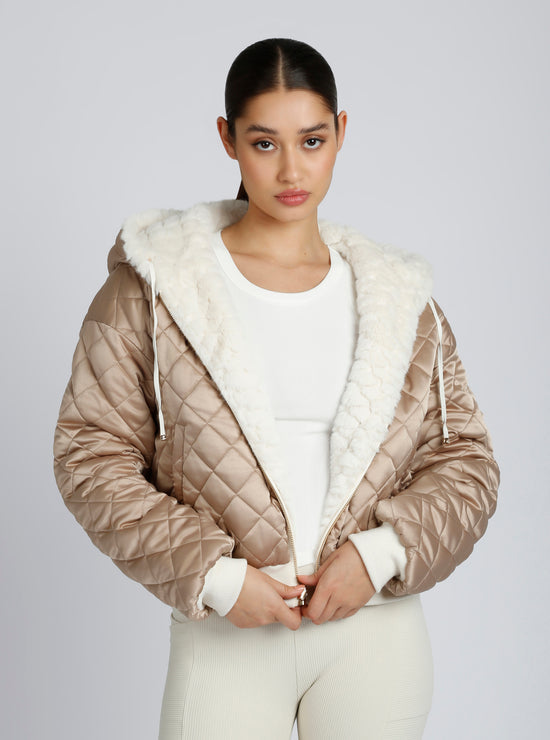 Fawn Reversible Faux Fur