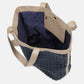 Braid Bag 02 - Dark Indigo & Sand