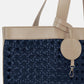 Braid Bag 02 - Dark Indigo & Sand
