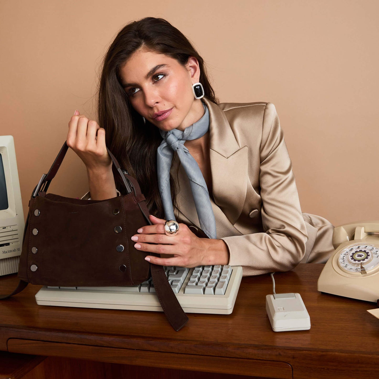 Bryant Med-Belted Suede