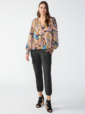 Relaxed Button Blouse