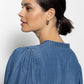 Tie Front Volume Blouse