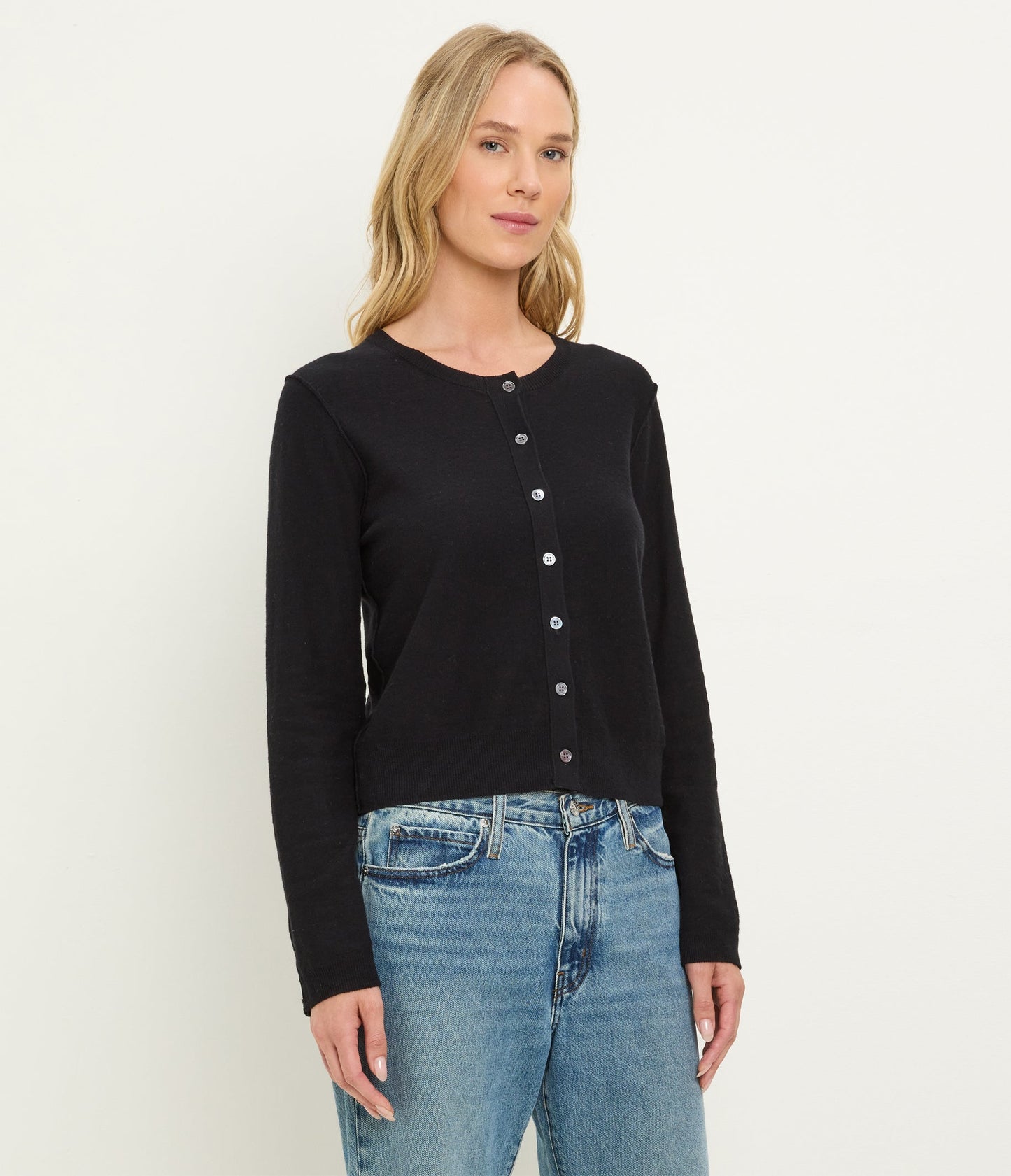 Flynn Cardigan-Black