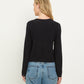 Flynn Cardigan-Black