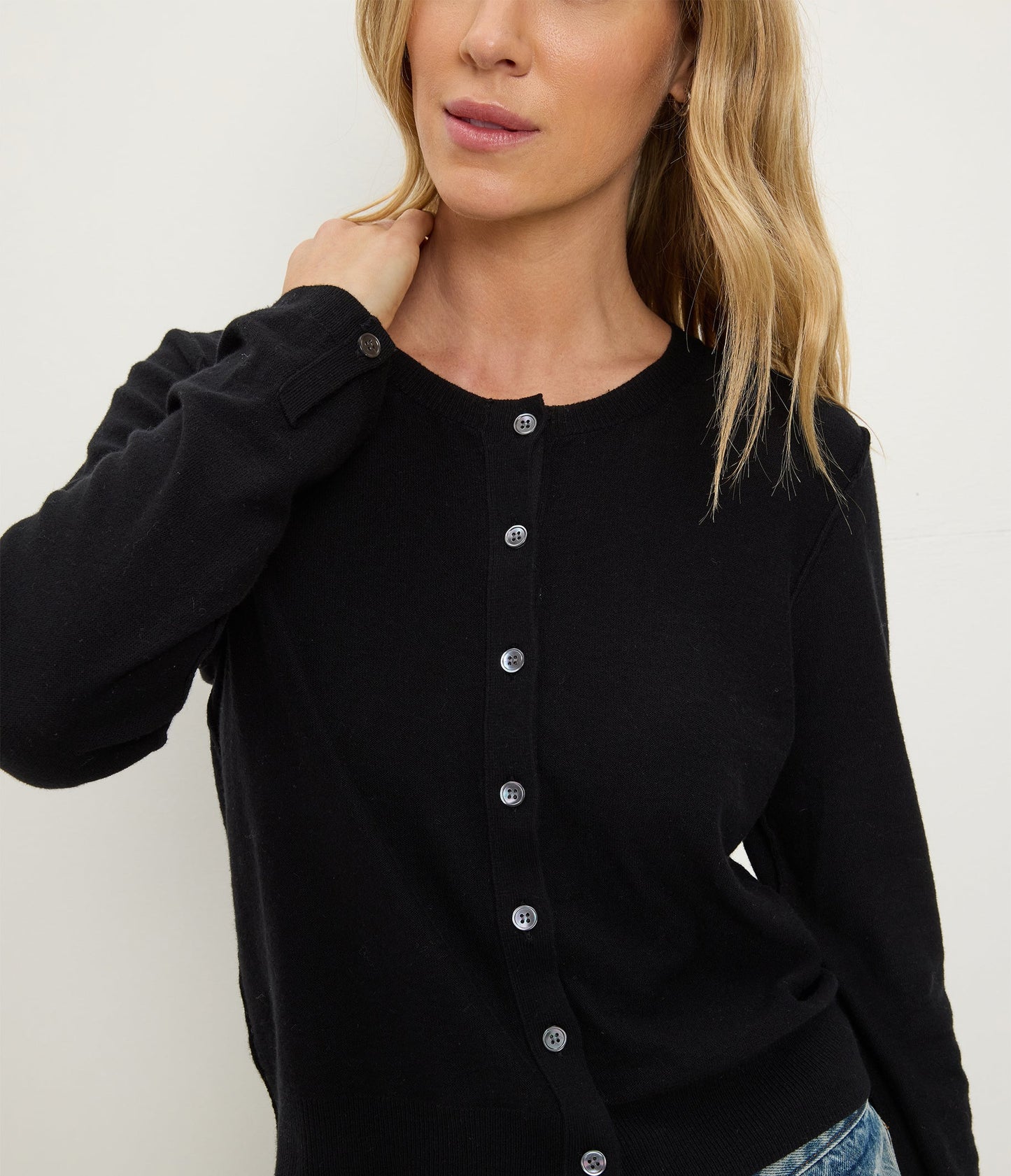 Flynn Cardigan-Black