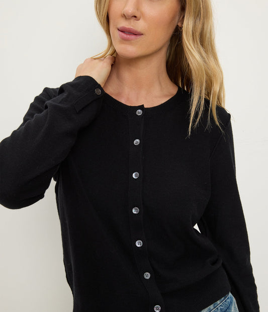 Flynn Cardigan-Black