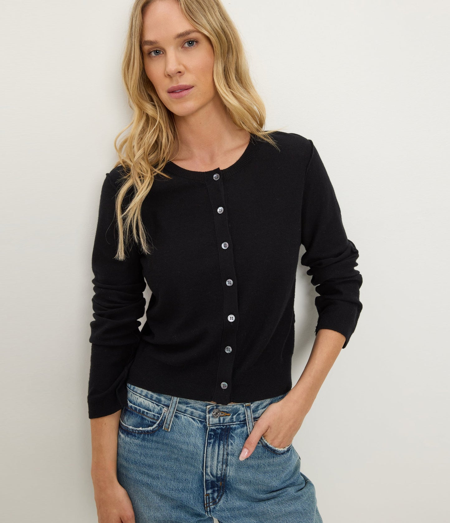 Flynn Cardigan-Black