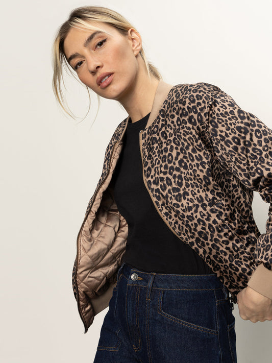 Monroe Sateen Bomber