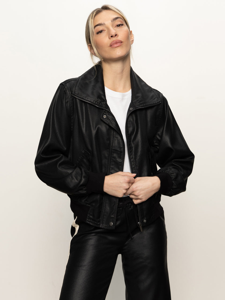Coated Twill Bomber