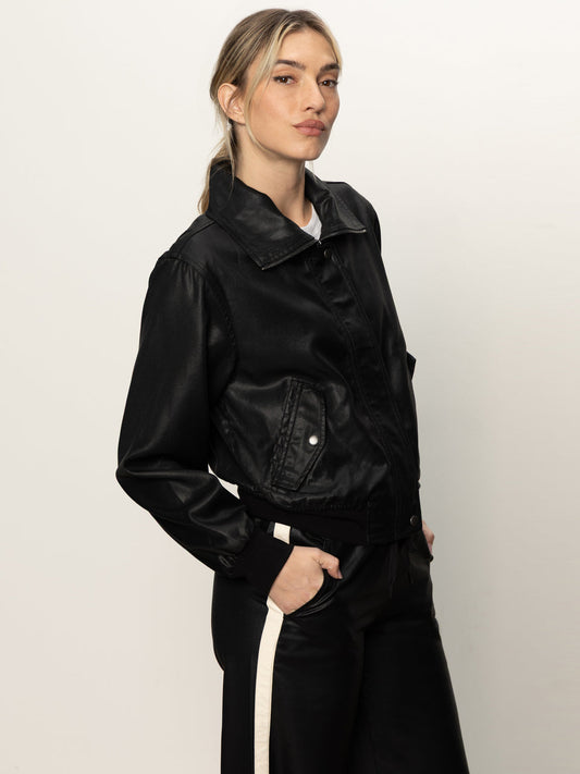 Coated Twill Bomber