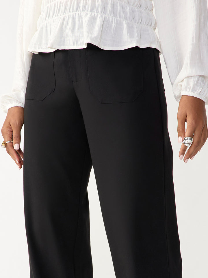 The Marine Semi High Rise Crop Trouser Pant