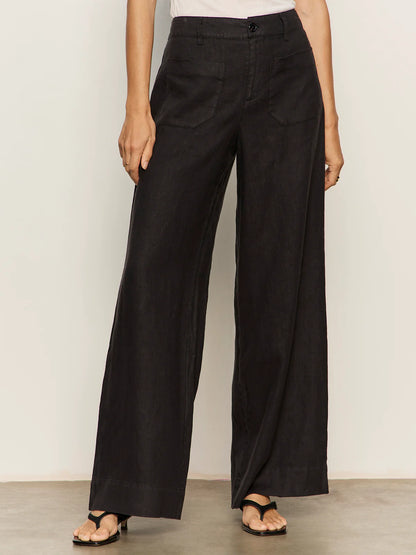 Linen Marine Wide Leg