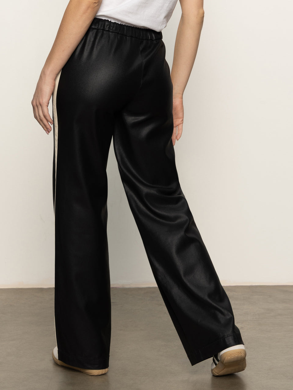 Coated Twill Track Pant