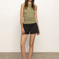 Ribbed Ruched Tank