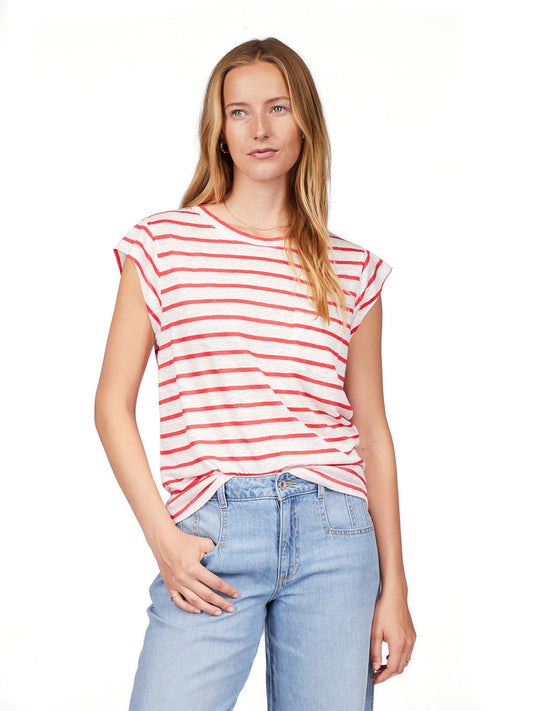 Relaxed Cap Sleeve Tee