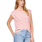 Relaxed Cap Sleeve Tee