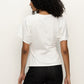 Shirred Waist Dolman Tee