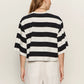 Belle Tee-Chalk and Black