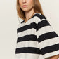Belle Tee-Chalk and Black
