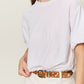 Pleat Bubble Tee