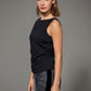 Rhinestone Scoop Back Tank