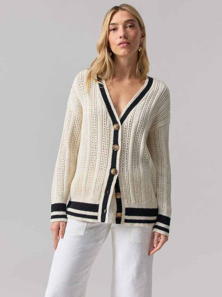 Sport Stripe Cardi