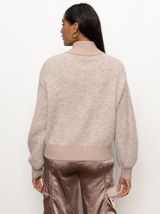 Boucle Knit Bomber