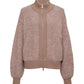 Boucle Knit Bomber