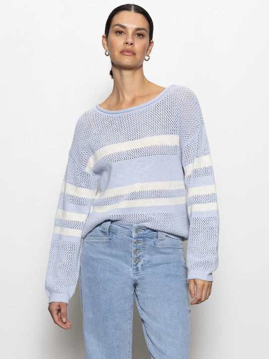 Sporty Stripe Open Knit