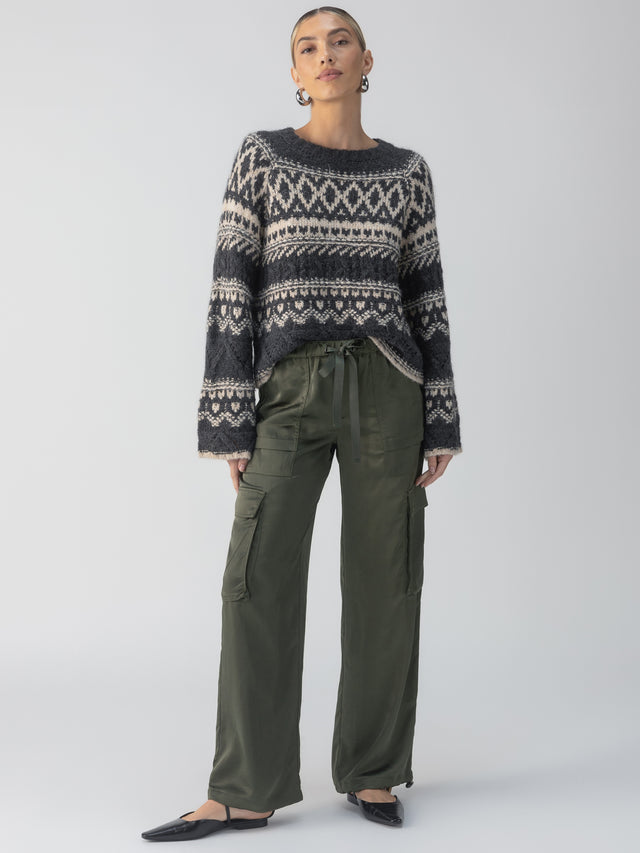 Fairisle Crew Neck Sweater