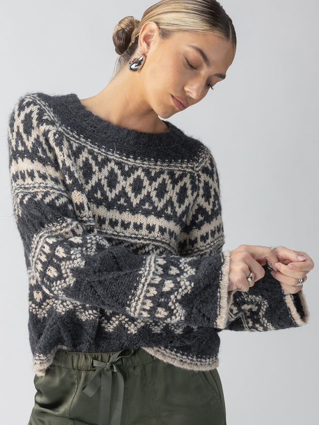 Fairisle Crew Neck Sweater