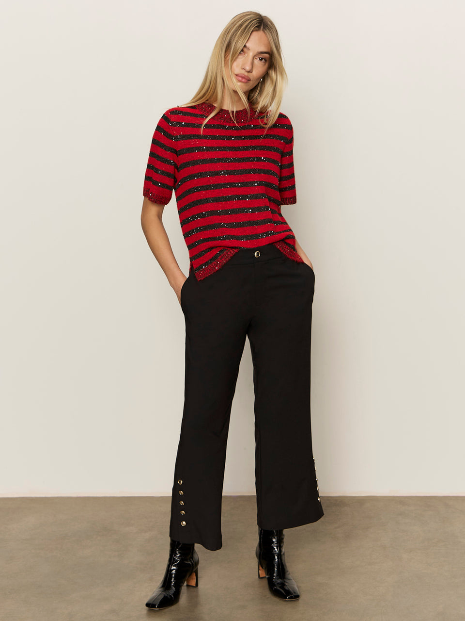 S/S Shine Sweater Tee