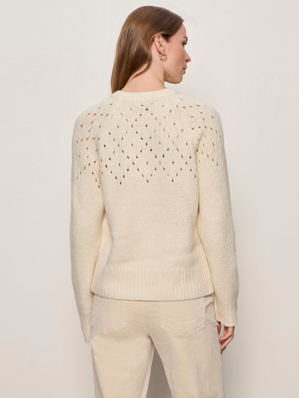 Femme Openwork Sweater