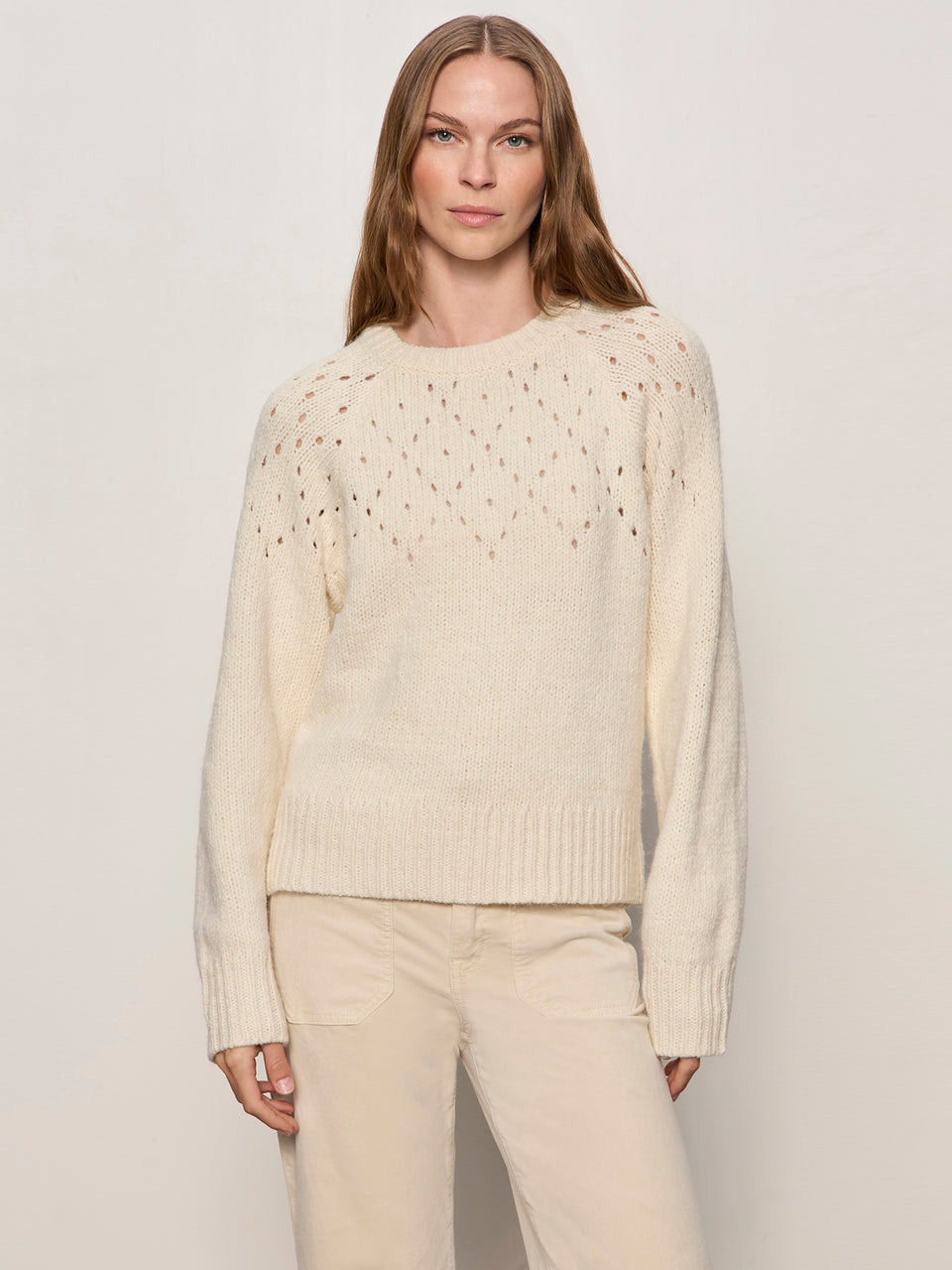 Femme Openwork Sweater
