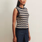 Everyday Chevron Knit Shell