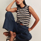 Everyday Chevron Knit Shell
