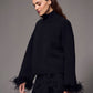 Feather Trim Sweater