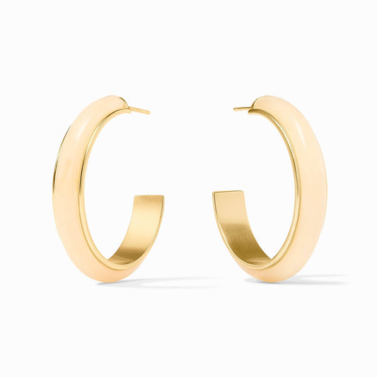 Carnaby Hoop Large-Ivory