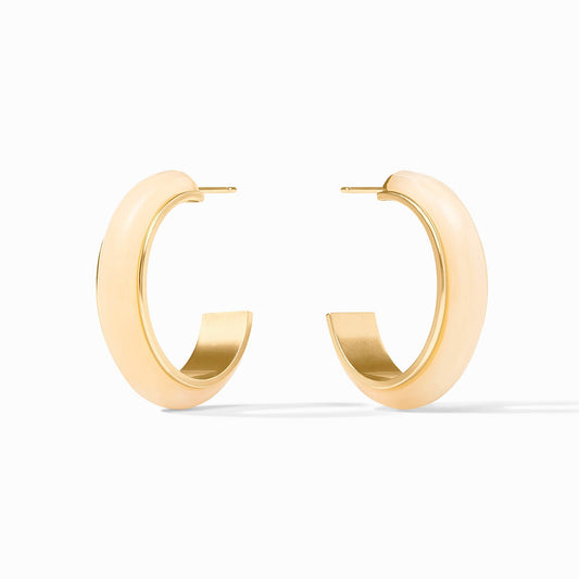 Carnaby Hoop Medium-Ivory